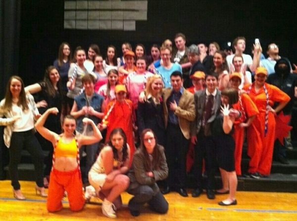 Photo Flash: Saturday Intermission Pics, March 2 - NEWSIES and BOOK OF MORMON Channel SONGS FOR A NEW WORLD and More!  Image