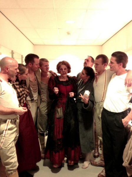 Photo Flash: Saturday Intermission Pics, March 2 - NEWSIES and BOOK OF MORMON Channel SONGS FOR A NEW WORLD and More!  Image