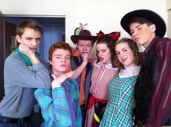 Photo Flash: Saturday Intermission Pics, March 2 - NEWSIES and BOOK OF MORMON Channel SONGS FOR A NEW WORLD and More!  Image