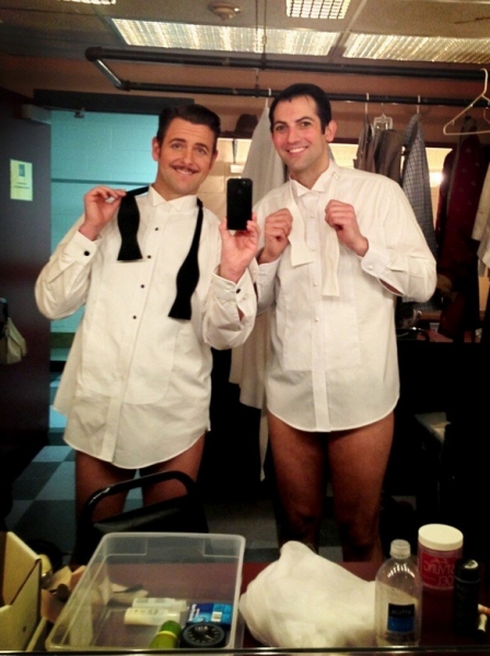 Photo Flash: Saturday Intermission Pics, March 2 - NEWSIES and BOOK OF MORMON Channel SONGS FOR A NEW WORLD and More!  Image