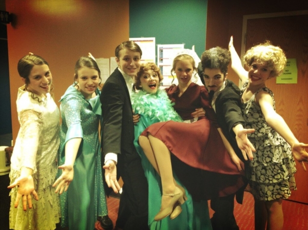 Photo Flash: Saturday Intermission Pics, March 2, Part 2 - CINDERELLA's Slippers, KINKY BOOTS' Factory Mates and More! Image