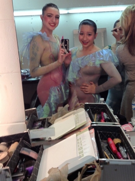 Photo Flash: Saturday Intermission Pics, March 2, Part 2 - CINDERELLA's Slippers, KINKY BOOTS' Factory Mates and More! Image