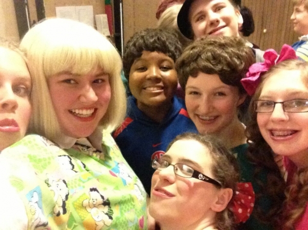 Photo Flash: Saturday Intermission Pics, March 2, Part 2 - CINDERELLA's Slippers, KINKY BOOTS' Factory Mates and More! Image