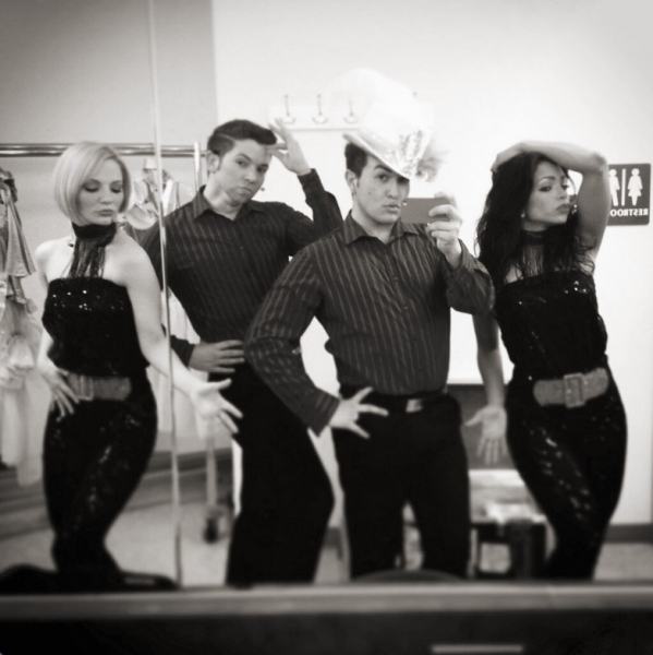 Photo Flash: Saturday Intermission Pics, March 2, Part 2 - CINDERELLA's Slippers, KINKY BOOTS' Factory Mates and More! Image