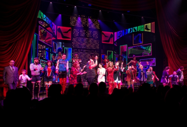 Photo Coverage: Cyndi Lauper, Harvey Fierstein Meet Fans at KINKY BOOTS Stage Door Image