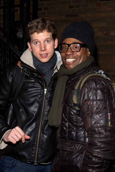 Photo Coverage: Cyndi Lauper, Harvey Fierstein Meet Fans at KINKY BOOTS Stage Door Image