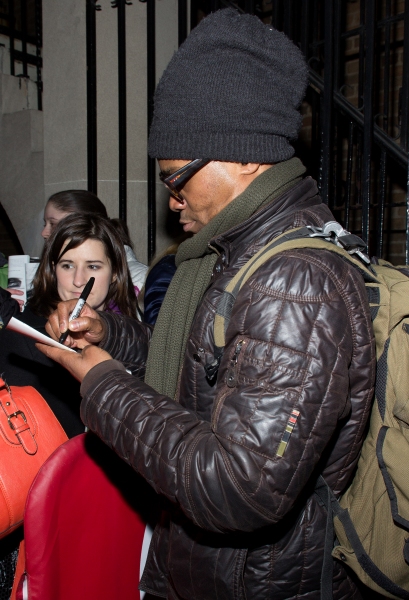 Photo Coverage: Cyndi Lauper, Harvey Fierstein Meet Fans at KINKY BOOTS Stage Door Image