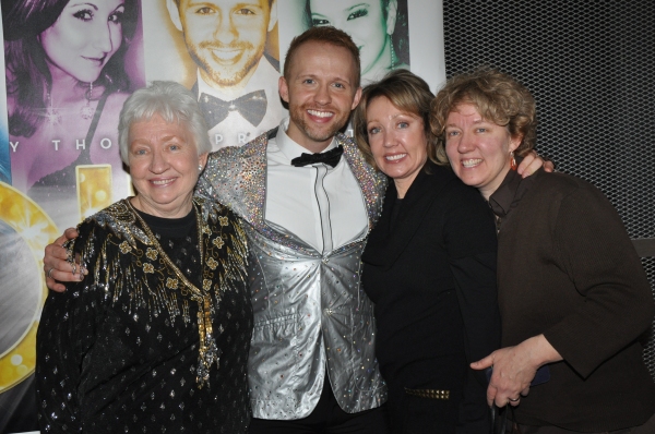 Marty Thomas and his mother Carol and sisters Amy and Julia Photo