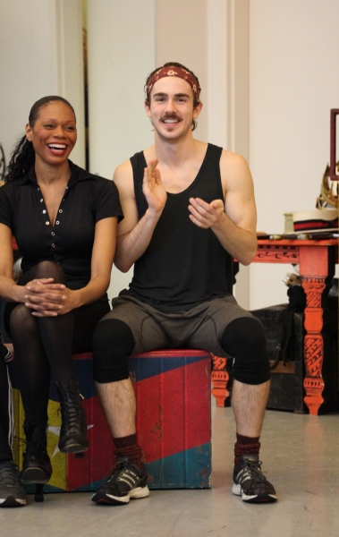 Photo Coverage: Inside PIPPIN's Press Rehearsal - Patina Miller, Matthew James Thomas and More Strut Their Stuff! Image