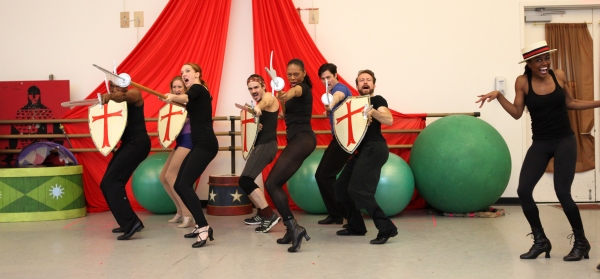 Photo Coverage: Inside PIPPIN's Press Rehearsal - Patina Miller, Matthew James Thomas and More Strut Their Stuff! Image