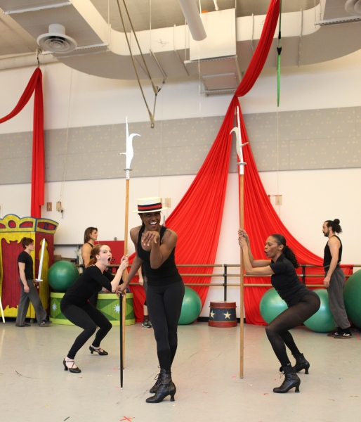 Photo Coverage: Inside PIPPIN's Press Rehearsal - Patina Miller, Matthew James Thomas and More Strut Their Stuff! Image