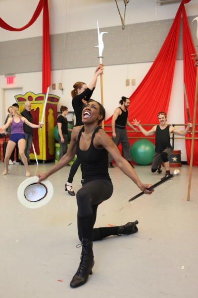 Photo Coverage: Inside PIPPIN's Press Rehearsal - Patina Miller, Matthew James Thomas and More Strut Their Stuff! Image