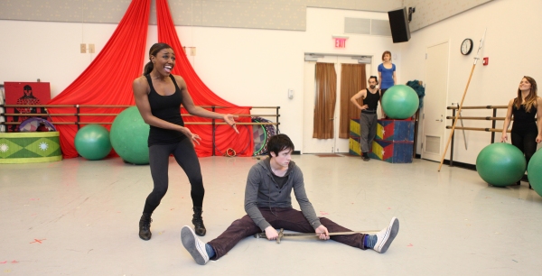 Photo Coverage: Inside PIPPIN's Press Rehearsal - Patina Miller, Matthew James Thomas and More Strut Their Stuff! Image