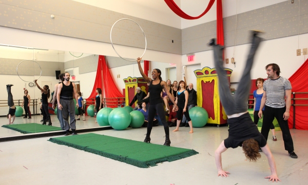 Photo Coverage: Inside PIPPIN's Press Rehearsal - Patina Miller, Matthew James Thomas and More Strut Their Stuff! Image