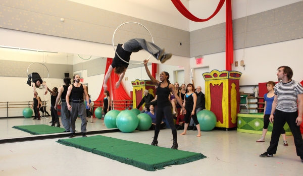 Photo Coverage: Inside PIPPIN's Press Rehearsal - Patina Miller, Matthew James Thomas and More Strut Their Stuff! Image