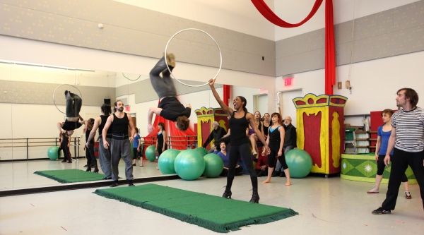 Photo Coverage: Inside PIPPIN's Press Rehearsal - Patina Miller, Matthew James Thomas and More Strut Their Stuff! Image