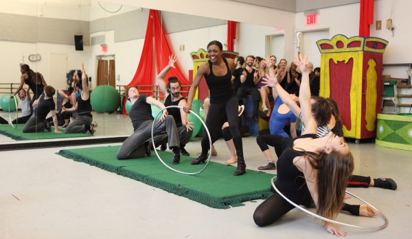 Photo Coverage: Inside PIPPIN's Press Rehearsal - Patina Miller, Matthew James Thomas and More Strut Their Stuff! Image