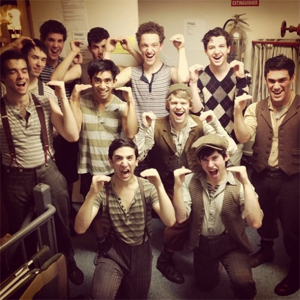 Photo Flash: Saturday Intermission Pics, March 9 - Andrew Keenan-Bolger's Last SIPs with NEWSIES, HANDS ON A HARDBODY and More!  Image