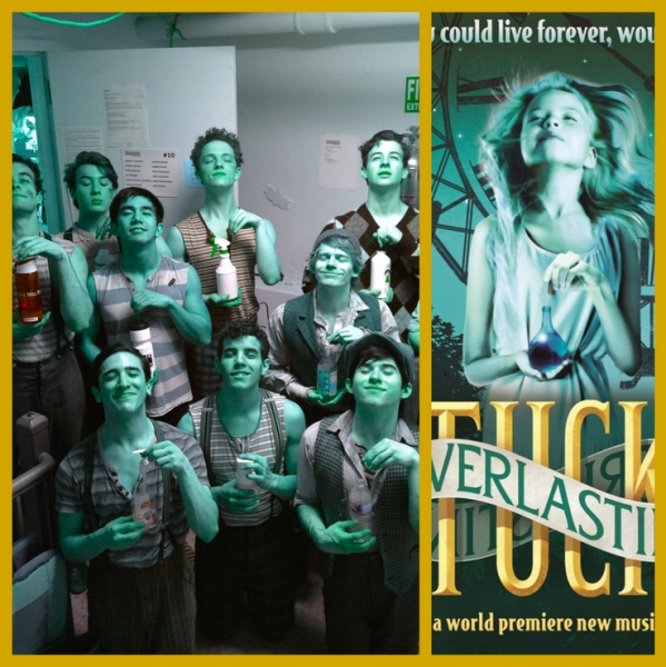 Photo Flash: Saturday Intermission Pics, March 9 - Andrew Keenan-Bolger's Last SIPs with NEWSIES, HANDS ON A HARDBODY and More!  Image