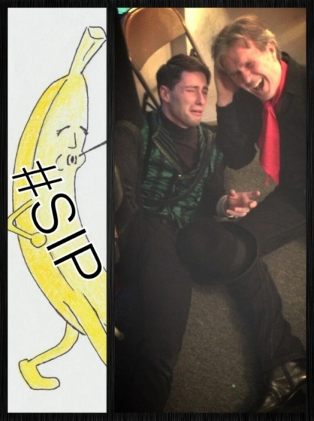 Photo Flash: Saturday Intermission Pics, March 9 - Andrew Keenan-Bolger's Last SIPs with NEWSIES, HANDS ON A HARDBODY and More!  Image