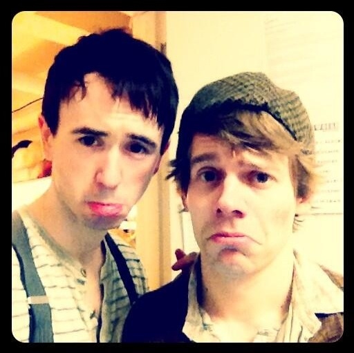 Photo Flash: Saturday Intermission Pics, March 9 - Andrew Keenan-Bolger's Last SIPs with NEWSIES, HANDS ON A HARDBODY and More!  Image