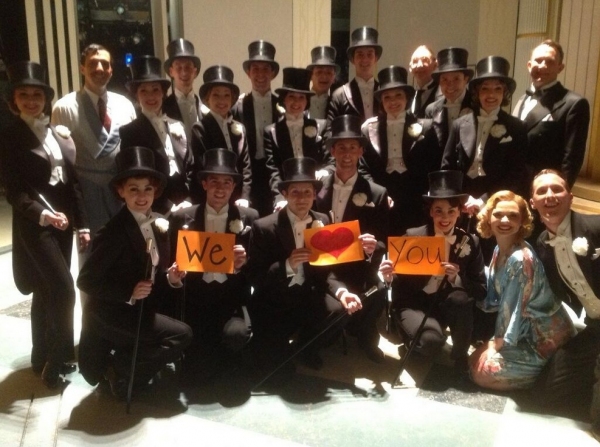 Photo Flash: Saturday Intermission Pics, March 9 - Andrew Keenan-Bolger's Last SIPs with NEWSIES, HANDS ON A HARDBODY and More!  Image