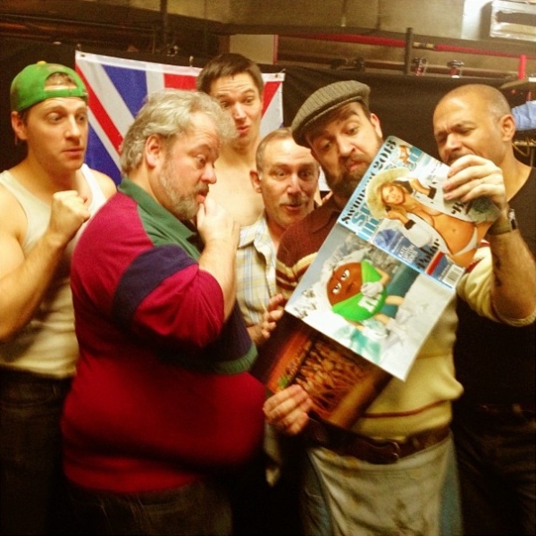 Photo Flash: Saturday Intermission Pics, March 9 - Andrew Keenan-Bolger's Last SIPs with NEWSIES, HANDS ON A HARDBODY and More!  Image