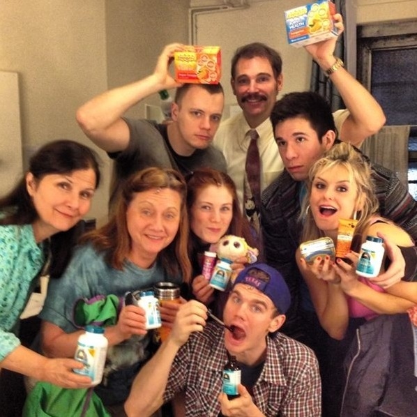 Photo Flash: Saturday Intermission Pics, March 9 - Andrew Keenan-Bolger's Last SIPs with NEWSIES, HANDS ON A HARDBODY and More!  Image