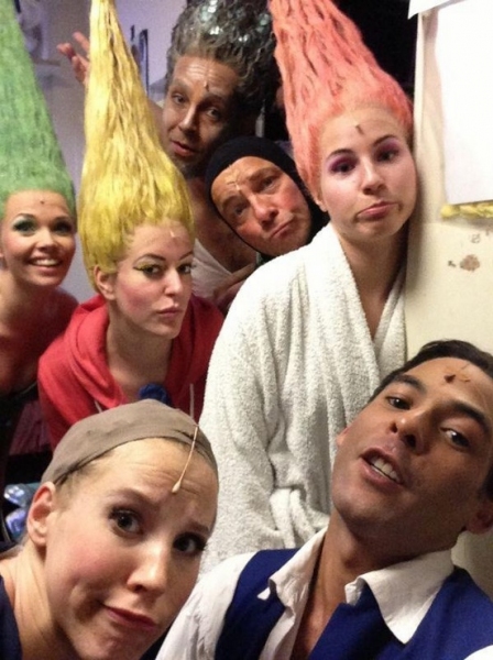 Photo Flash: Saturday Intermission Pics, March 9 - Andrew Keenan-Bolger's Last SIPs with NEWSIES, HANDS ON A HARDBODY and More!  Image