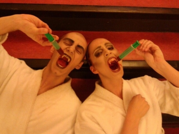 Photo Flash: Saturday Intermission Pics, March 9 - Andrew Keenan-Bolger's Last SIPs with NEWSIES, HANDS ON A HARDBODY and More!  Image