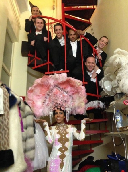 Photo Flash: Saturday Intermission Pics, March 9 - Andrew Keenan-Bolger's Last SIPs with NEWSIES, HANDS ON A HARDBODY and More!  Image