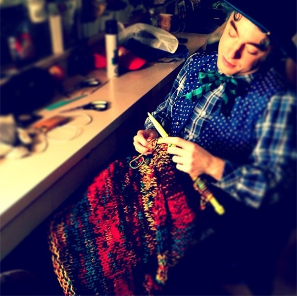 Photo Flash: Saturday Intermission Pics, March 9 - Andrew Keenan-Bolger's Last SIPs with NEWSIES, HANDS ON A HARDBODY and More!  Image