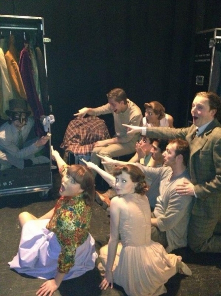 Photo Flash: Saturday Intermission Pics, March 9 - Andrew Keenan-Bolger's Last SIPs with NEWSIES, HANDS ON A HARDBODY and More!  Image