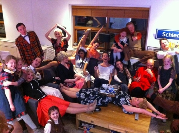 Photo Flash: Saturday Intermission Pics, March 9 - Andrew Keenan-Bolger's Last SIPs with NEWSIES, HANDS ON A HARDBODY and More!  Image