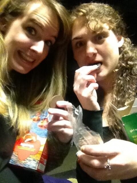 Photo Flash: Saturday Intermission Pics, March 9 - Andrew Keenan-Bolger's Last SIPs with NEWSIES, HANDS ON A HARDBODY and More!  Image