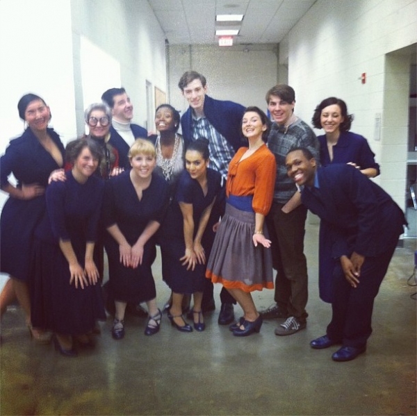 Photo Flash: Saturday Intermission Pics, March 9 - Andrew Keenan-Bolger's Last SIPs with NEWSIES, HANDS ON A HARDBODY and More!  Image