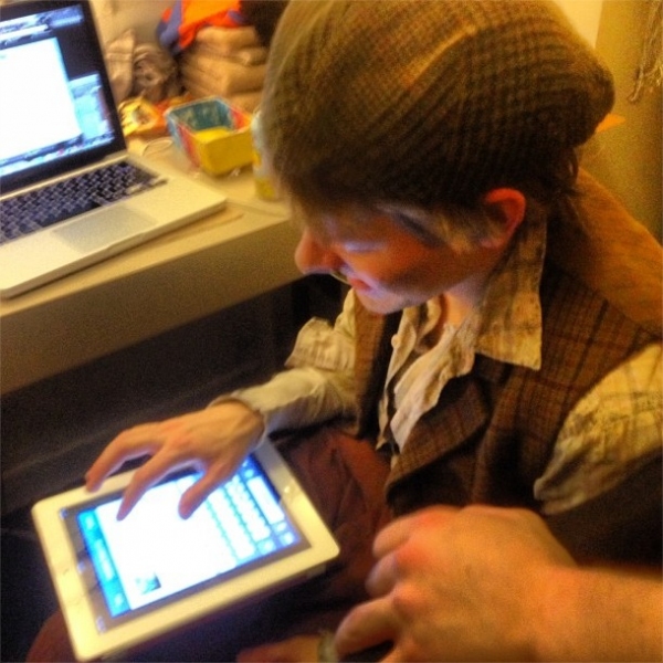 Photo Flash: Saturday Intermission Pics, March 9 - Andrew Keenan-Bolger's Last SIPs with NEWSIES, HANDS ON A HARDBODY and More!  Image