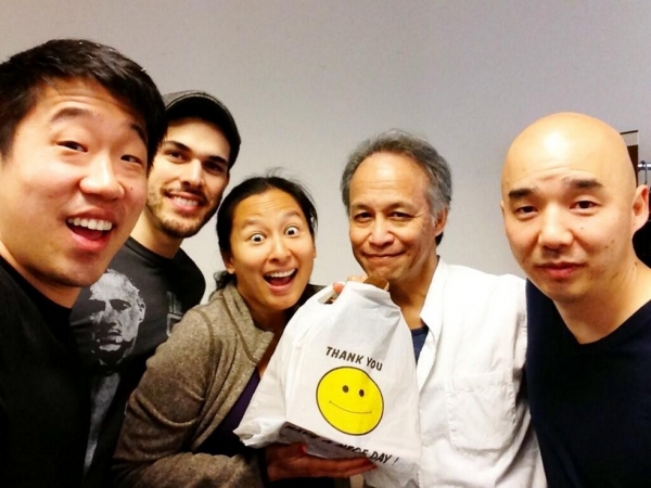 Photo Flash: Saturday Intermission Pics, March 9 - Andrew Keenan-Bolger's Last SIPs with NEWSIES, HANDS ON A HARDBODY and More!  Image