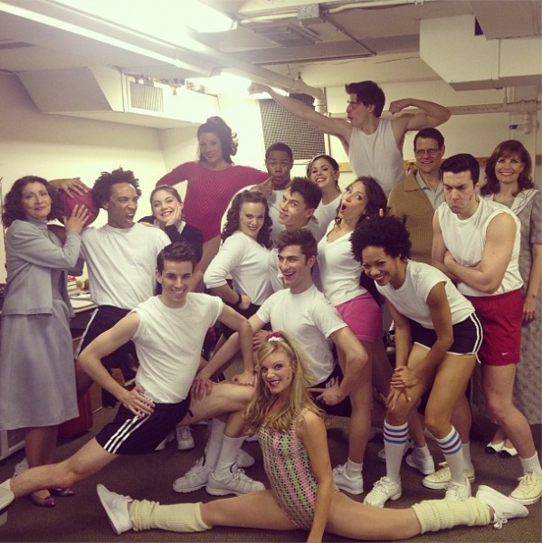 Photo Flash: Saturday Intermission Pics, March 9 - Andrew Keenan-Bolger's Last SIPs with NEWSIES, HANDS ON A HARDBODY and More!  Image