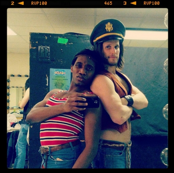 Photo Flash: Saturday Intermission Pics, March 9 - Andrew Keenan-Bolger's Last SIPs with NEWSIES, HANDS ON A HARDBODY and More!  Image