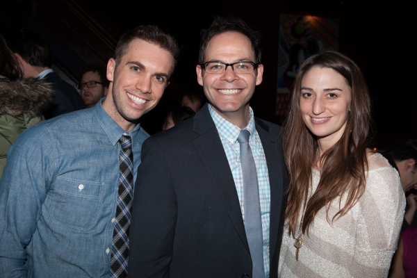 Geoffrey Kidwell, Bobby Cronin and Sara Bareilles Photo