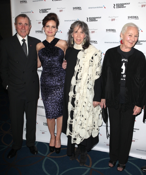 Jim Dale, Carla Gugino, Julia Schafler & Rosemary Harris Photo