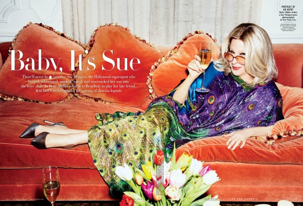 Photo Flash: First Look at Bette Midler as 'Sue Mengers' in I'LL EAT YOU LAST in Vanity Fair!  Image