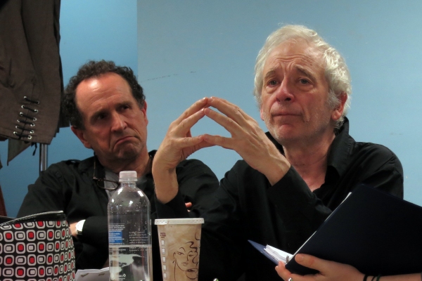 Jeremiah Kissel with director Austin Pendleton in rehearsal for THE LAST WILL. Photo