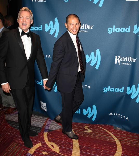Photo Coverage: GLAAD Red Carpet, The Men - Anderson Cooper, Christian Borle, Dan Stevens and More! Image