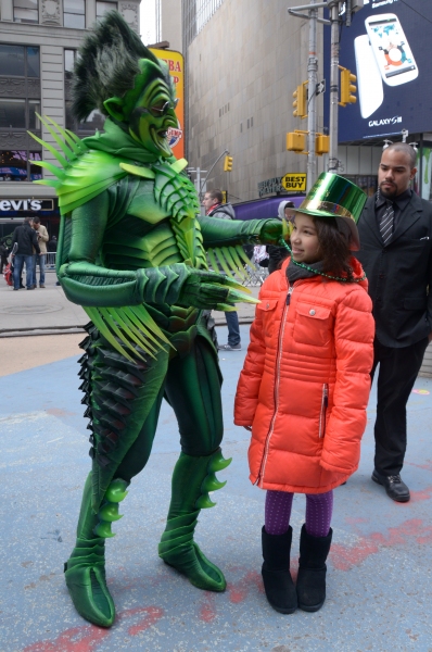 Photo Flash: SPIDER-MAN's Green Goblin Celebrates St. Patrick's Day in Times Square! Image