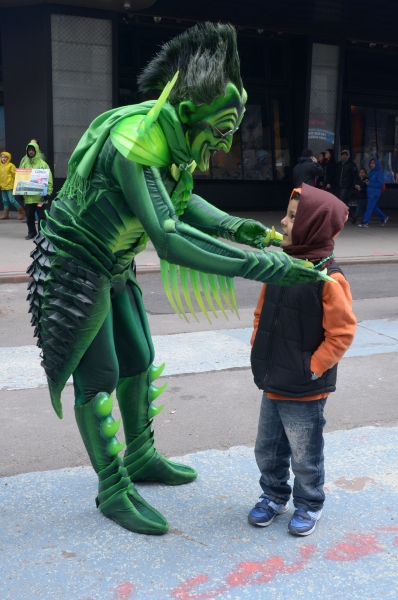 Photo Flash: SPIDER-MAN's Green Goblin Celebrates St. Patrick's Day in Times Square! Image