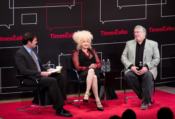 Photo Coverage: Cyndi Lauper & Harvey Fierstein Visit TimesTalks Image