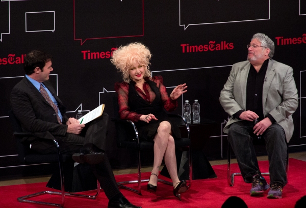 Photo Coverage: Cyndi Lauper & Harvey Fierstein Visit TimesTalks Image