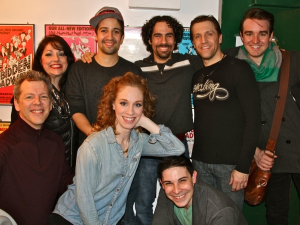 Photo Flash: Lin-Manuel Miranda & More Visit FORBIDDEN BROADWAY Image